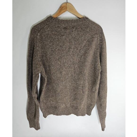 Mcgregor Men Sweater Brown Design XLarge Wool Blend Vintage 80’s Long Sleeve USA - Picture 2 of 5